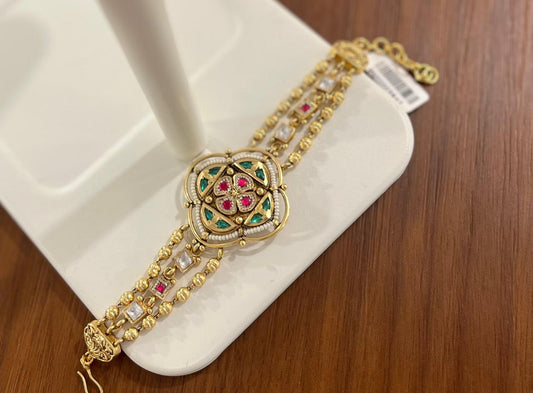 Premium Kundan Bracelet