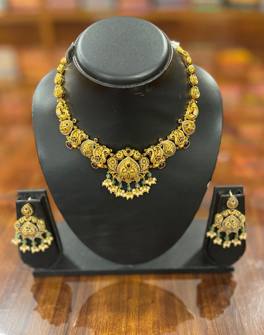 Gold Plated Necklace Set