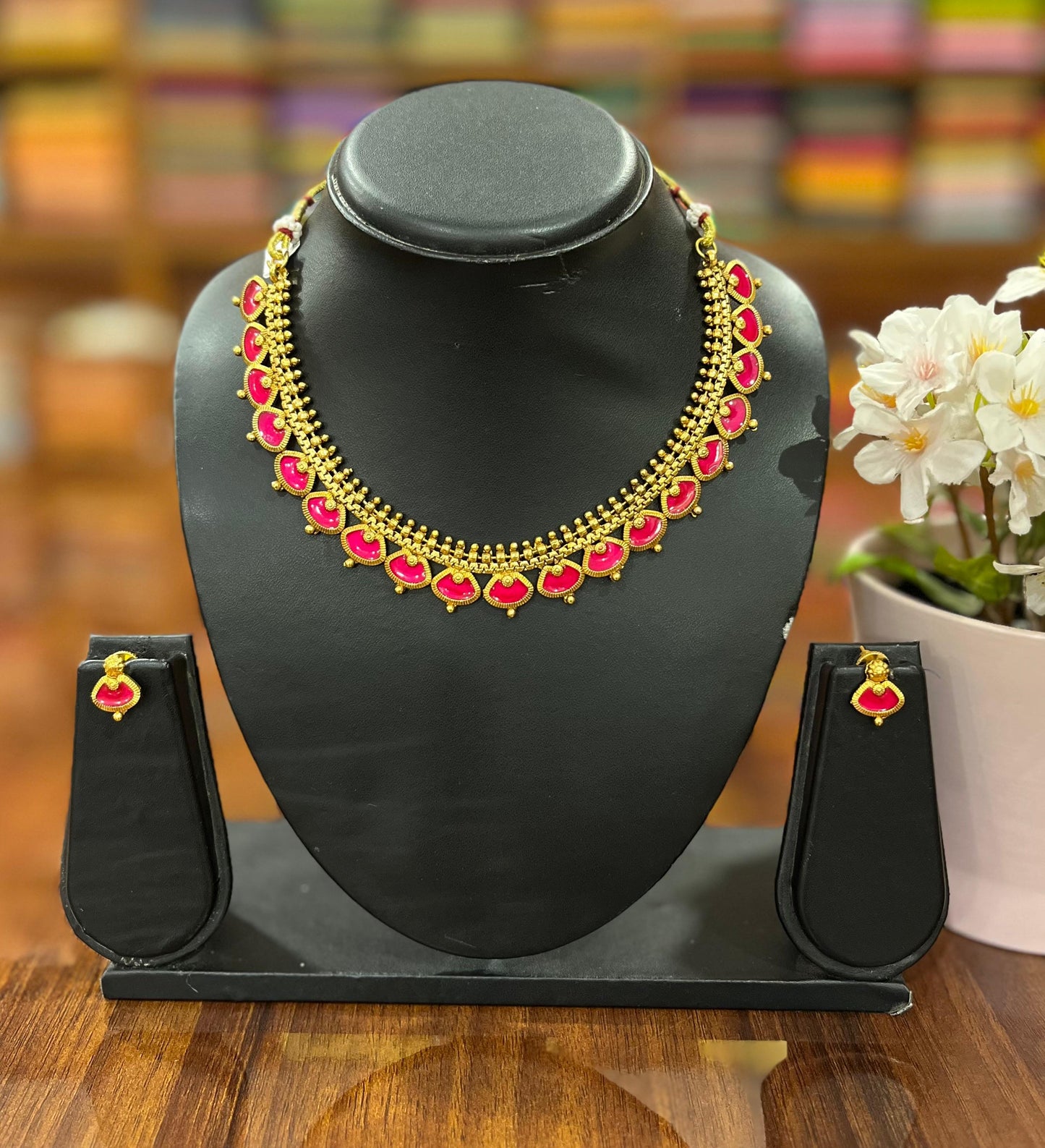 Gold Plated Necklace Set